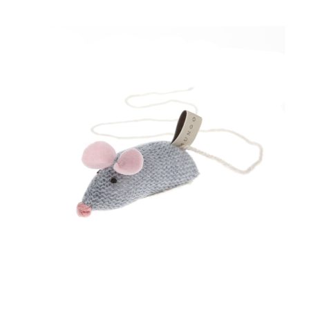 Knitted Mouse Cat Toy