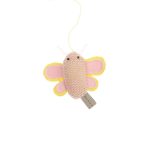Knitted Butterfly Cat Toy