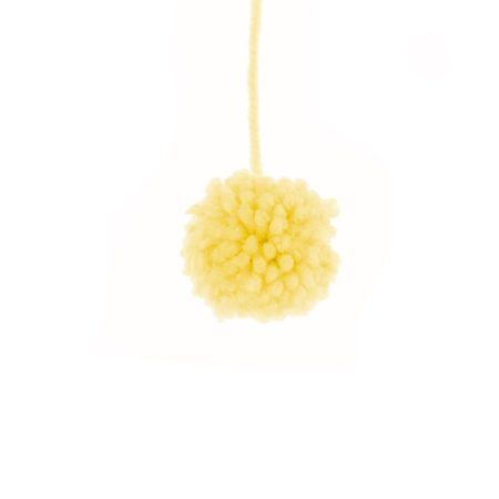 Knitted Pompom Cat Toy