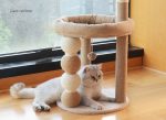 Cat climbing frame cat nest integrated sisal cat scratching column cat bed pet bed cat scratching board can not drop debris cat tree