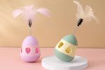 Cat toys to relieve boredom and self-hi tumbler kitten teasing cat stick automatic teasing cat feather gyro pet toy